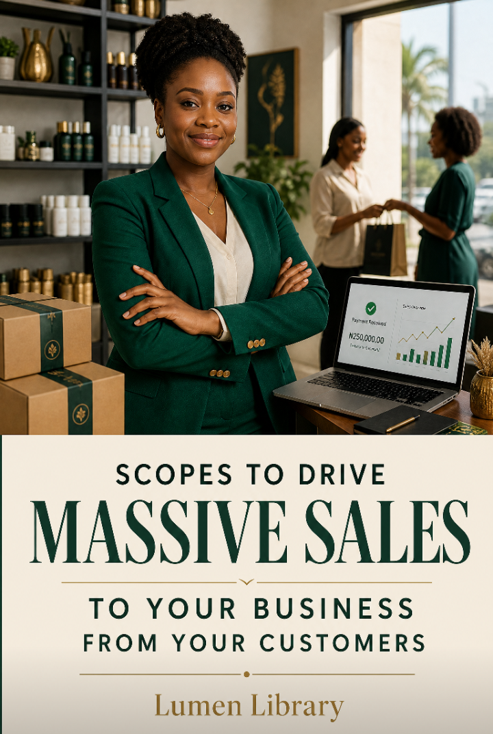 SCOPES TO DRIVE MASSIVE SALES TO YOUR BUSINESS. cover
